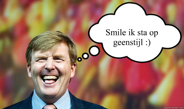 Smile ik sta op geenstijl :)  Wat denkt WimLex