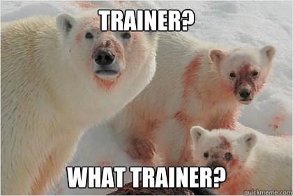 Trainer? What trainer?  Bad News Bears