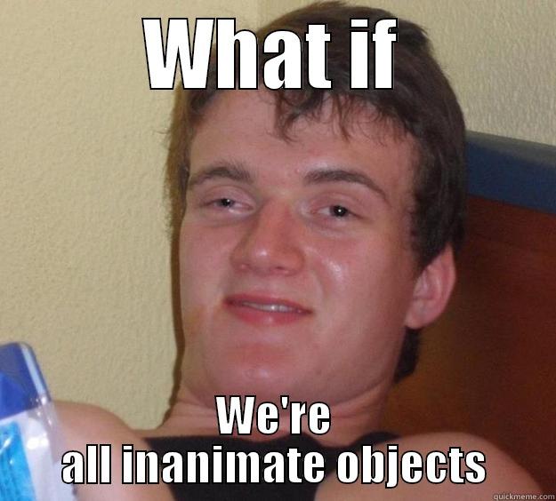 WHAT IF WE'RE ALL INANIMATE OBJECTS 10 Guy