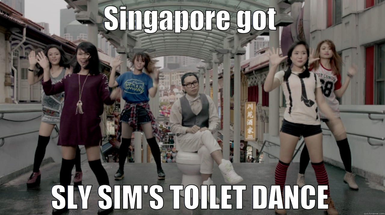 SINGAPORE GOT SLY SIM'S TOILET DANCE Misc