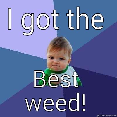 I GOT THE BEST WEED! Success Kid