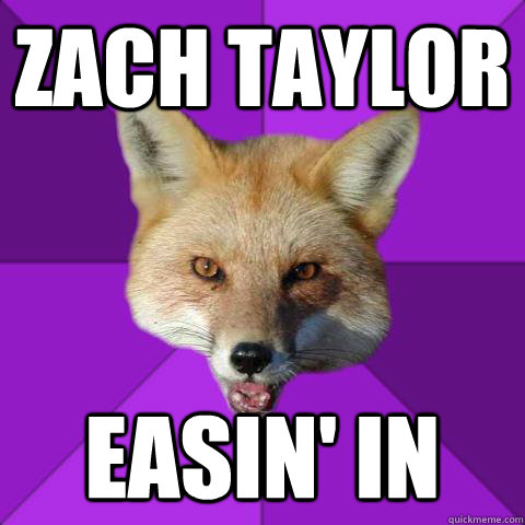 ZACH TAYLOR EASIN' IN  Forensics Fox