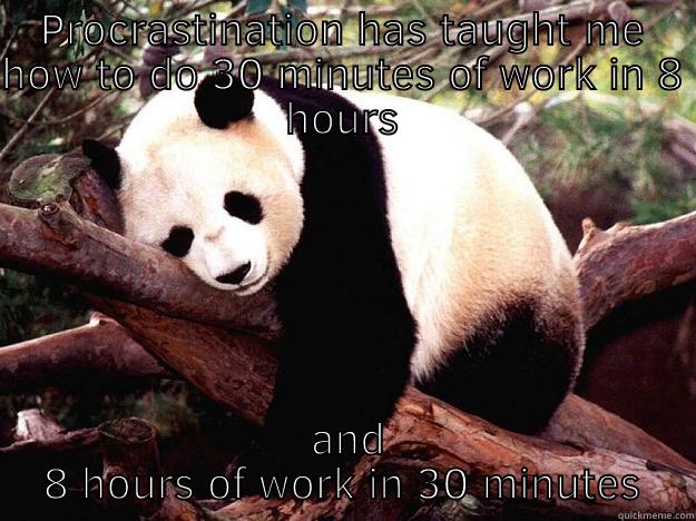 Blank panda -   Procrastination Panda