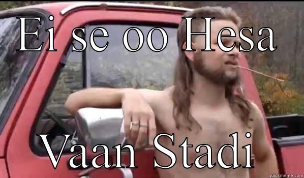 EI SE OO HESA VAAN STADI Almost Politically Correct Redneck