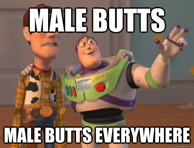 male butts male butts everywhere  Buzz Lightyear