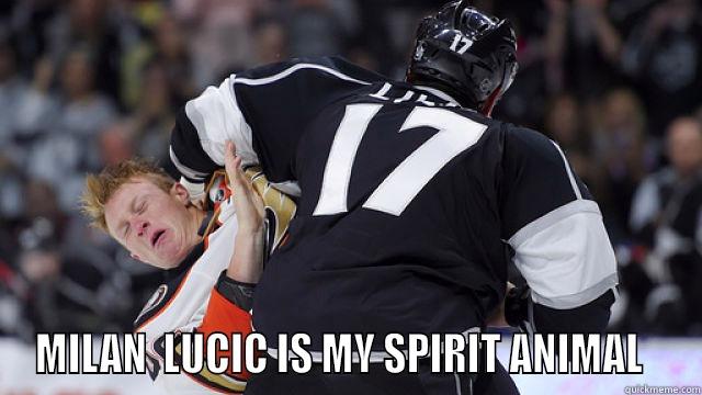  MILAN  LUCIC IS MY SPIRIT ANIMAL   Misc