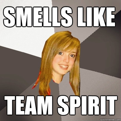 Smells like Team spirit - Smells like Team spirit  Musically Oblivious 8th Grader