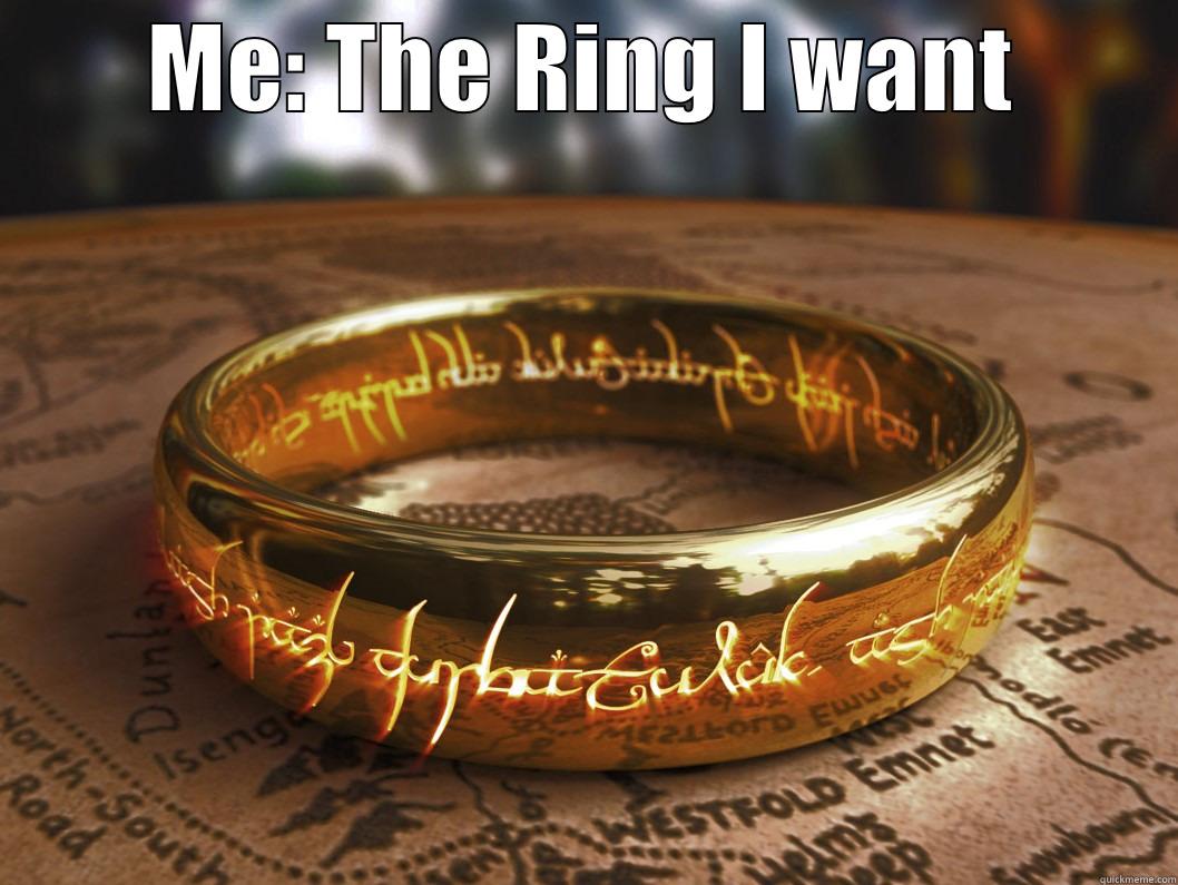 ME: THE RING I WANT  Misc