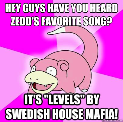 Hey guys have you heard Zedd's favorite song? It's 