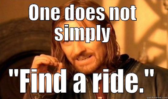 ONE DOES NOT SIMPLY 