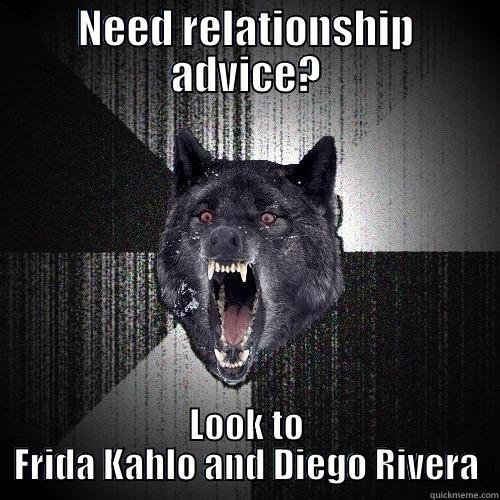 NEED RELATIONSHIP ADVICE? LOOK TO FRIDA KAHLO AND DIEGO RIVERA Insanity Wolf