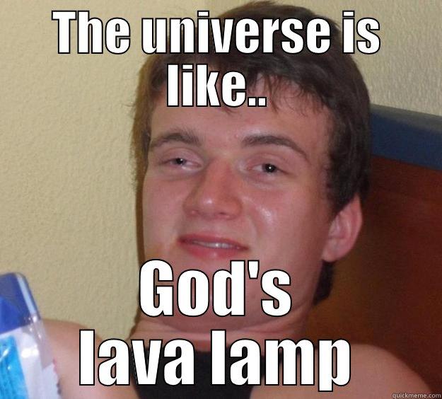 THE UNIVERSE IS LIKE.. GOD'S LAVA LAMP 10 Guy