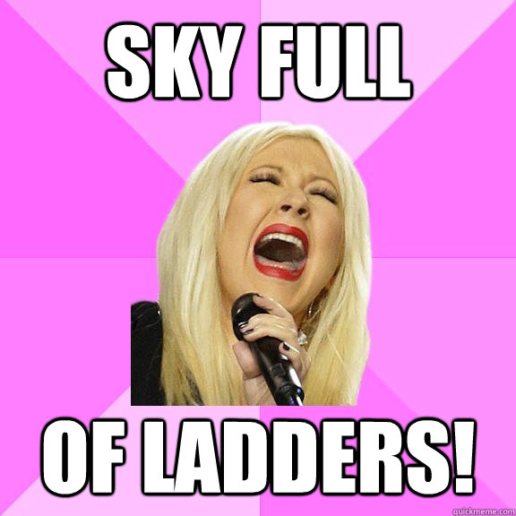 Sky full Of Ladders!  Wrong Lyrics Christina