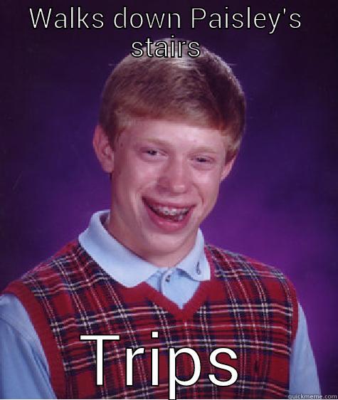 WALKS DOWN PAISLEY'S STAIRS TRIPS Bad Luck Brian