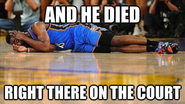 And he DIed Right there on the court - And he DIed Right there on the court  James Harden Ron Artest