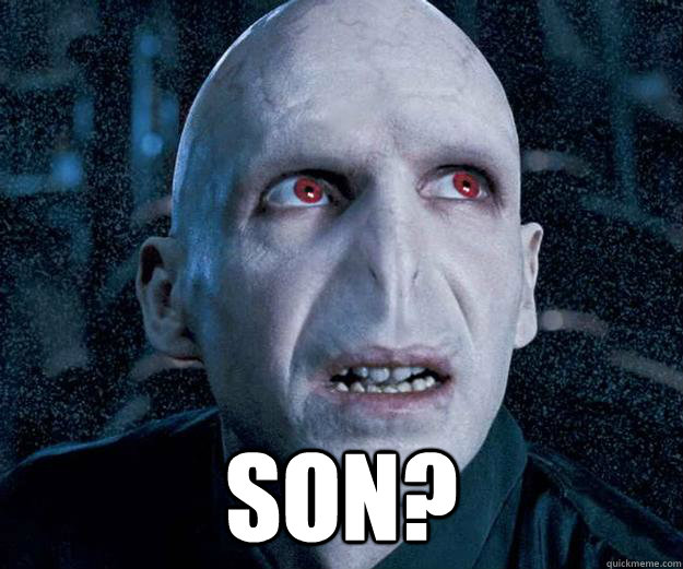  Son? -  Son?  Silly Voldemort