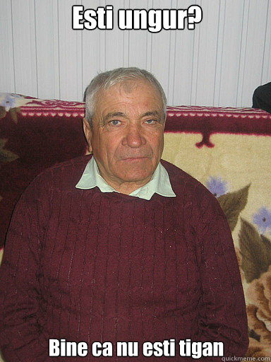 Esti ungur? Bine ca nu esti tigan  Low Expectations Romanian Father