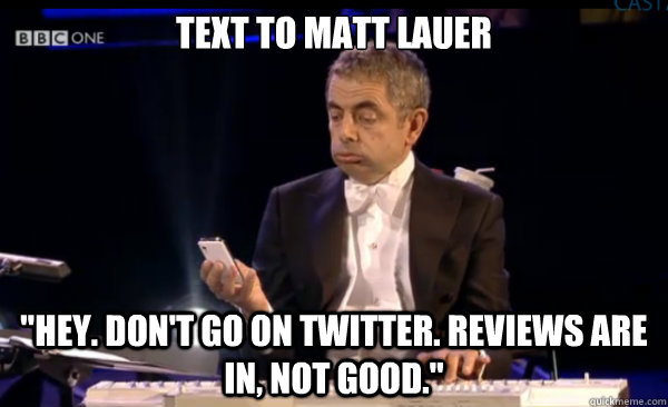 Text To Matt Lauer 