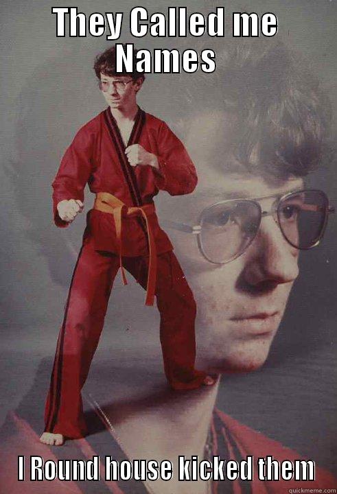 THEY CALLED ME NAMES I ROUND HOUSE KICKED THEM Karate Kyle