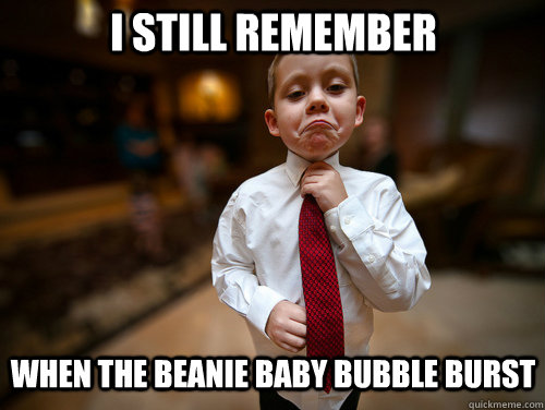 I still remember When the beanie baby bubble burst - I still remember When the beanie baby bubble burst  Financial Advisor Kid