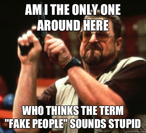 Am i the only one around here who thinks the term 
