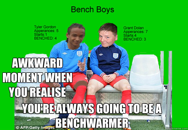 awkward moment When you realise You're always going to be a benchwarmer - awkward moment When you realise You're always going to be a benchwarmer  BenchBoys