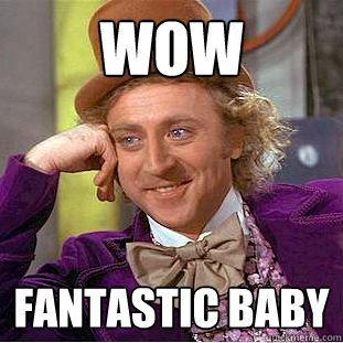 Wow Fantastic Baby  Condescending Wonka