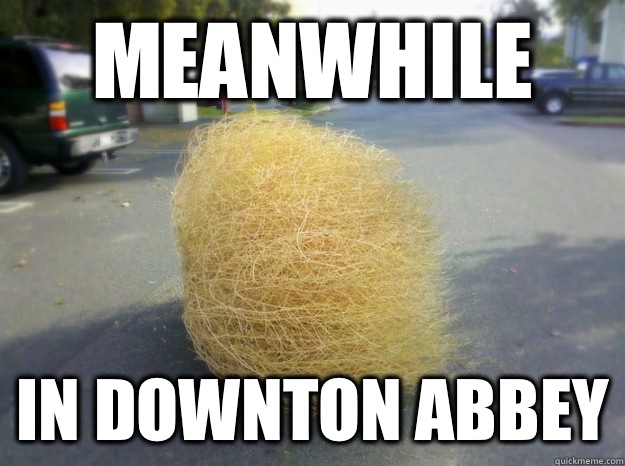 Meanwhile In Downton Abbey  