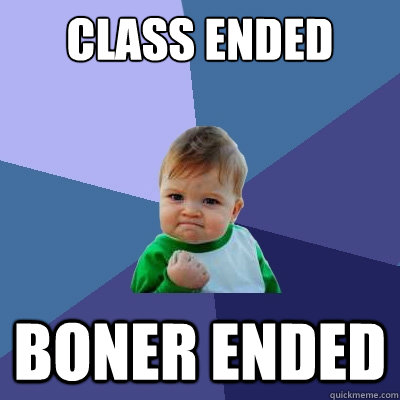 class ended boner ended   Success Kid