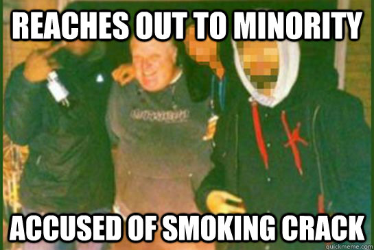 reaches out to minority accused of smoking crack - reaches out to minority accused of smoking crack  misunderstood rob ford