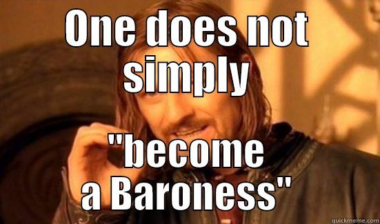 ONE DOES NOT SIMPLY 