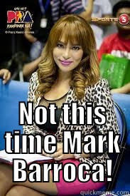  NOT THIS TIME MARK BARROCA! Misc