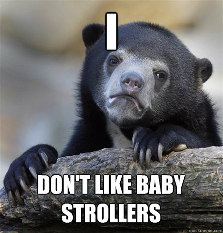 I DON'T LIKE BABY STROLLERS  Confession Bear