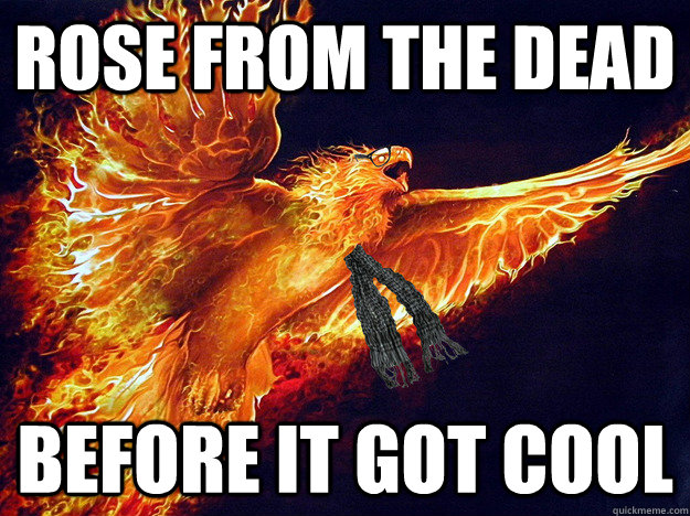 rose from the dead before it got cool - rose from the dead before it got cool  Hipster Phoenix