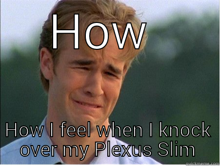  HOW I FEEL WHEN I KNOCK OVER MY PLEXUS SLIM 1990s Problems