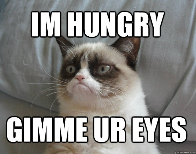 im hungry gimme ur eyes - im hungry gimme ur eyes  Grumpy Cat Lebowski Shabbos