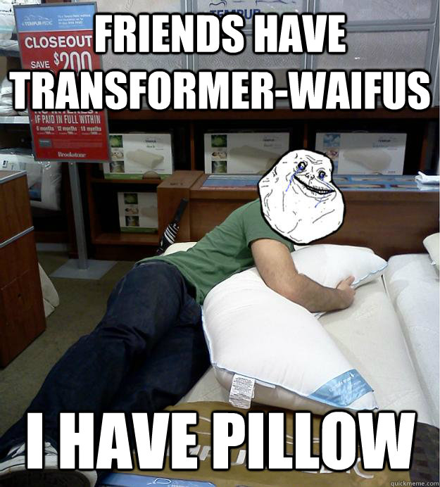 Friends have transformer-waifus I have pillow  