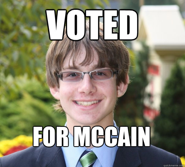 voted for mccain - voted for mccain  Catholic Joe