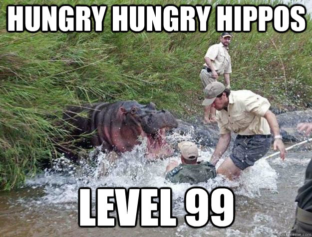 Hungry hungry hippos level 99  hungry hungry hippos