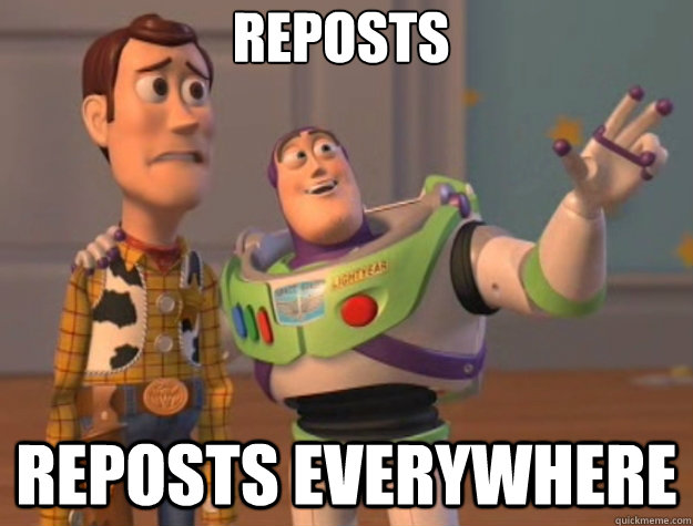 REPOSTS REPOSTS EVERYWHERE  Pinks everywhere