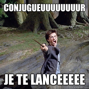 Conjugueuuuuuuuur JE TE LANCEEEEE  Pissed off Harry