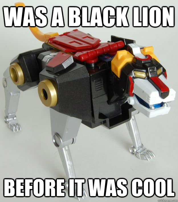 Was a Black lion Before it was cool - Was a Black lion Before it was cool  Hipster Black Lion