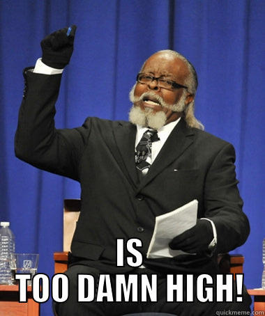 THE AMOUNT OF POTS AND PANS REQUIRED TO MAKE MY FAVOURITE MEALS IS TOO DAMN HIGH! The Rent Is Too Damn High