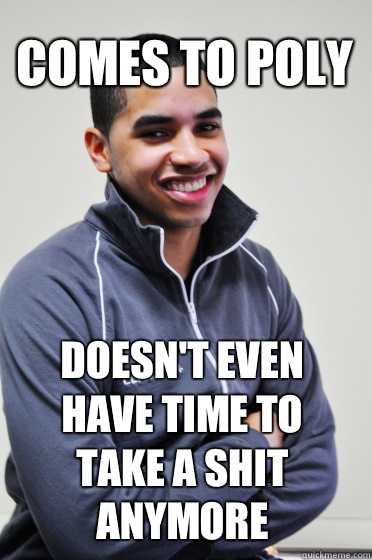 COMES TO POLY DOESN'T EVEN HAVE TIME TO TAKE A SHIT ANYMORE   Excited Poly Kid