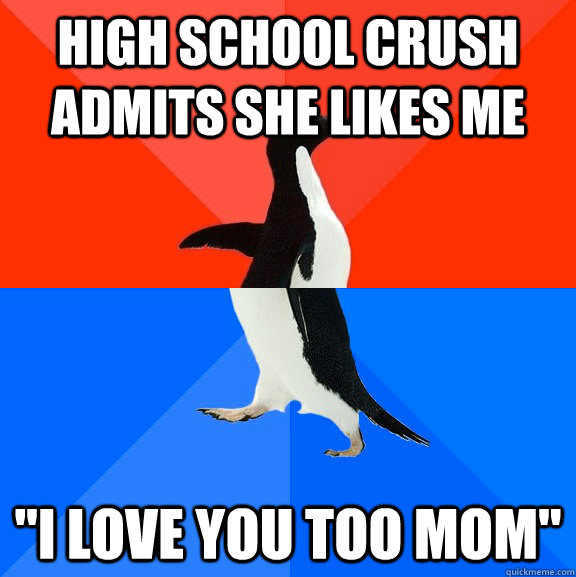 High School Crush admits she likes me  