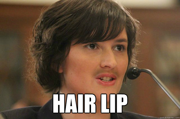  HAIR LIP
   Slut Sandra Fluke