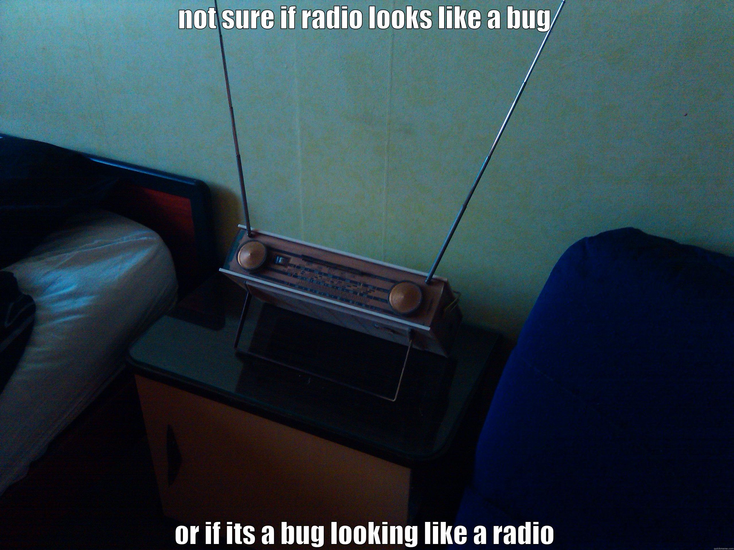 NOT SURE IF RADIO LOOKS LIKE A BUG OR IF ITS A BUG LOOKING LIKE A RADIO Misc