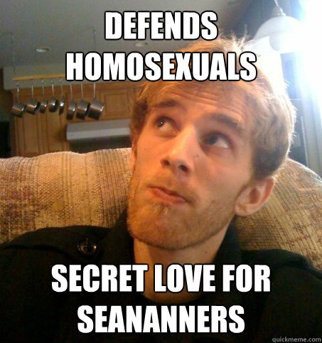 Defends Homosexuals Secret love for Seananners  Honest Hutch