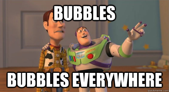 BUBBLES BUBBLES everywhere  Toy Story Everywhere