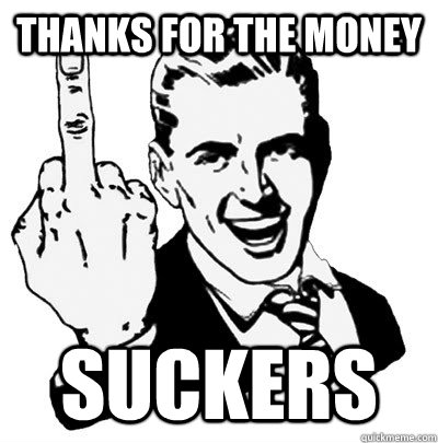 thanks for the money suckers - thanks for the money suckers  Blizzard CEO